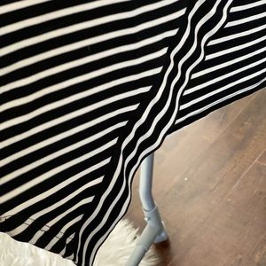 Striped bodycon dress